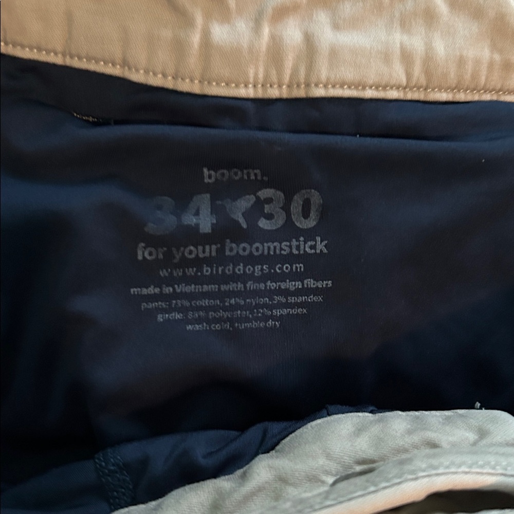 Birddogs Men's Light Khaki Chinos - Picture 3 of 3